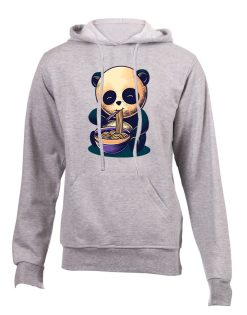 Ramen_Panda_Grey_Hoodie_FreshInk